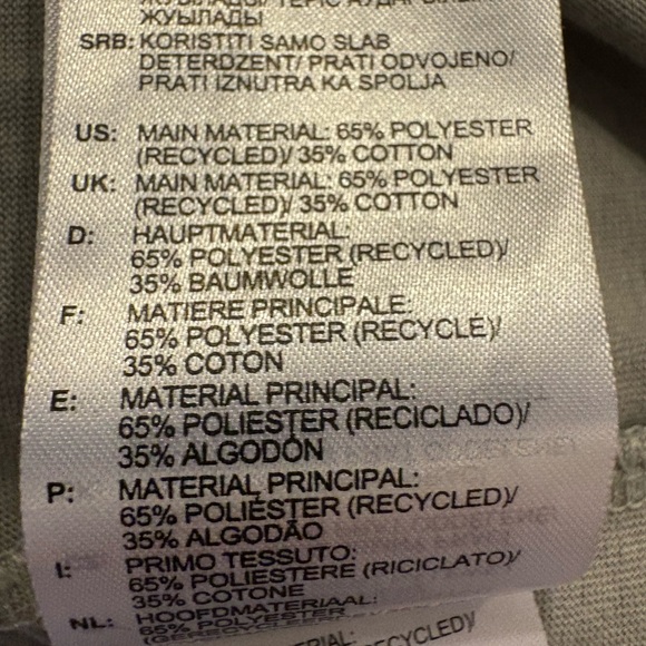 Adidas Men's Beige T-Shirt with Black Logo - Picture 5 of 6